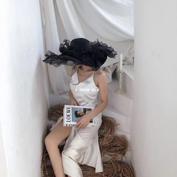 DIY designer vintage hat